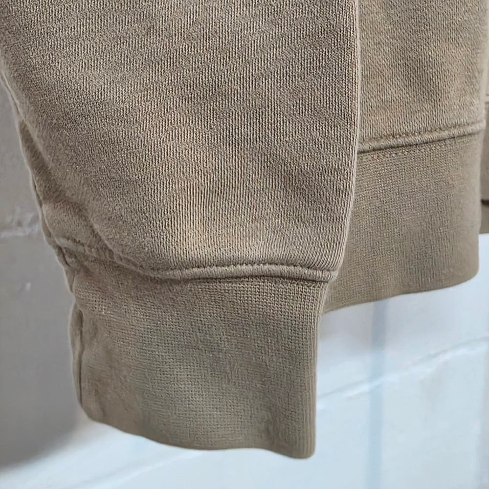 Nike Sportswear Club Fleece Crewneck Sweatshirt Khaki Tan Mens Small BV2662-247 - Picture 4 of 9